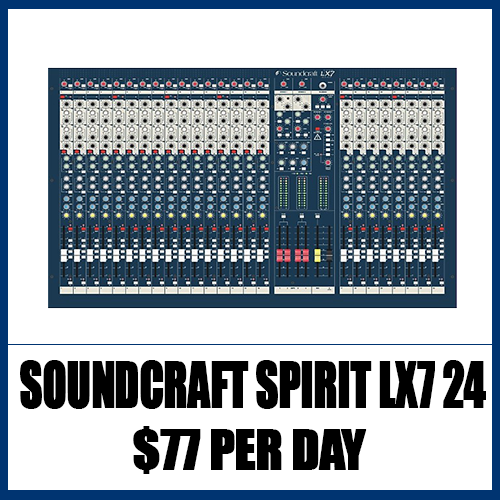 soundcraft spirit lx7 24